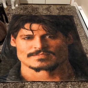 Johnny Depp Throw Blanket